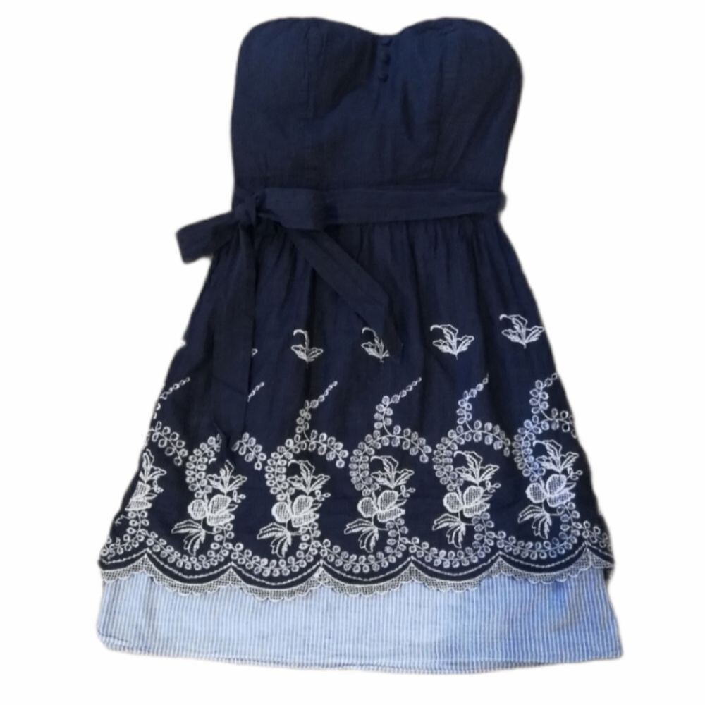 Charlotte Russe Blue Strapless Dress